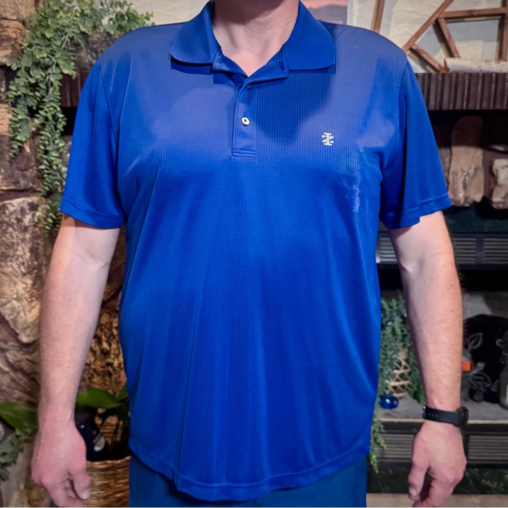 Izod Men's Royal Blue Golf Polo Shirt